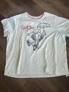 Disney Parks Jiminy Cricket Womens T Shirt Embroidered XXL - Picture 1 of 7
