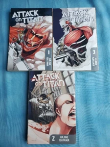 Attack On Titan Books 1,2,3 - Foto 1 di 3