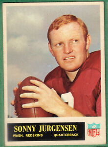 1965 Philadelphia Football Sonny Jurgensen #188 EX HOF
