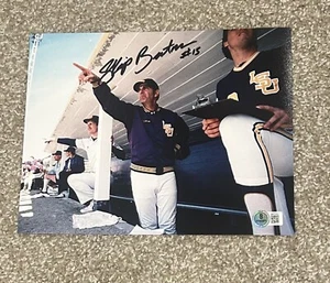 SKIP BERTMAN Signed Autograph 8x10 Photo LSU TIGERS LEGEND BAS BECKETT G - Picture 1 of 1