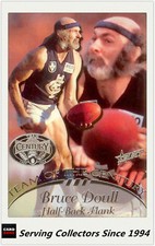 1996 Select AFL Hall Of Fame Team Of The Century PLATINUM CARD TC7 Bruce Doull 