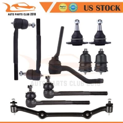 10Pcs Suspension Front Idler Arm Center Link Kit Fits 1983-1991 GMC S15 JIMMY — 第 1/4 张图片