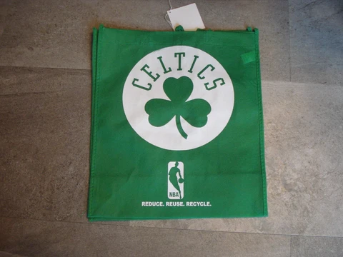 Boston Celtics NBA recycle tote bag new Celtic's Logo Cover
