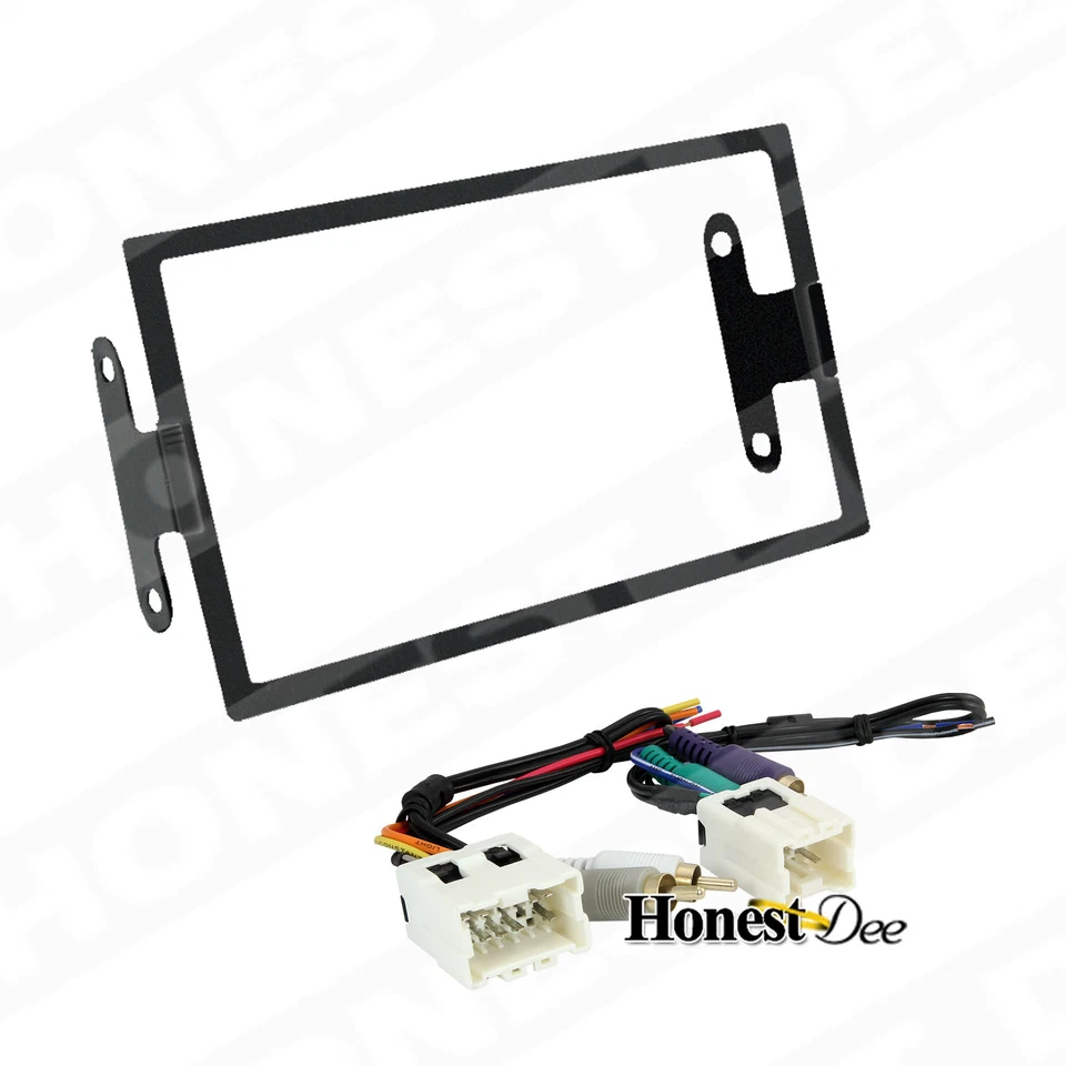 Kit de painel e fios de instalação de rádio duplo din 95-7417 para Nissan com estéreo de carro Bose - Imagem 1 de 1