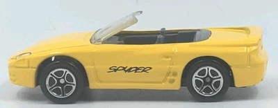 Matchbox Mitsubishi 3000GT Spyder Dodge Stealth Roadster Convertible Yellow 1:6 - Image 1 of 4
