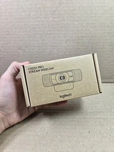 Logitech C922x Pro Stream Kamera internetowa Full 1080p HD, czarna fabrycznie nowa zapieczętowana - Zdjęcie 1 z 8