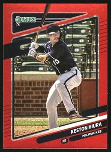 2021 Donruss Holo Red #82 Keston Hiura - Picture 1 of 2