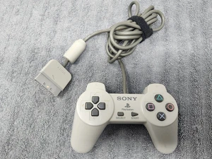 Sony PlayStation 1 OEM Controller SCPH-1080 Gray (Tested) (G) - Picture 1 of 4