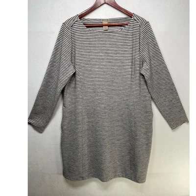 Duluth Trading Women's Ponte Pro Long Sleeve Dress Gray Size XXL - Image 1 of 4