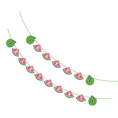 Creative Happy Birthday Banner Hanging Ornaments for Bedroom Yard Decor - image 1 of 4