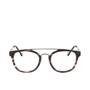New DI VALDI DVO8076 Col 10 Brown Black Eyeglasses Full Rim 48-21-150 Y960A - Picture 1 of 17