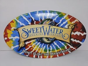 SWEETWATER Brewing Tie Dye Metal Tin Sign Don't Float Mainstream 19” x 11” - Picture 1 of 4