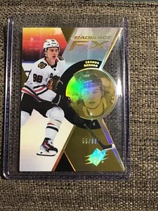 2023-24 UD SPx Connor Bedard #/99 Radiance FX Gold - Bild 1 von 2