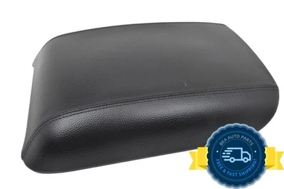 Mercedes R350 2006-2012 consola central delantera cuero negro reposabrazos tapa OEM Foto 1 de 4