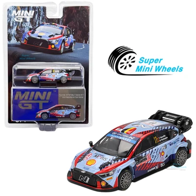 Mini GT 1:64 Hyundai i20 N Rally1 Hybrid #11 2024 Rallye Monte-Carlo Winner #871 - Image 1 of 4
