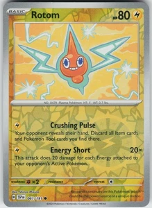 Pokemon Rotom 061/191 SV08: Surging Sparks NM Reverse Holo card - Picture 1 of 2