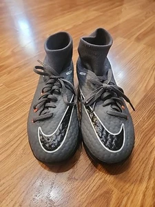 Nike Hypervenom X US-SIZE 4.5 youth, grey Pre-owned - Picture 1 of 5