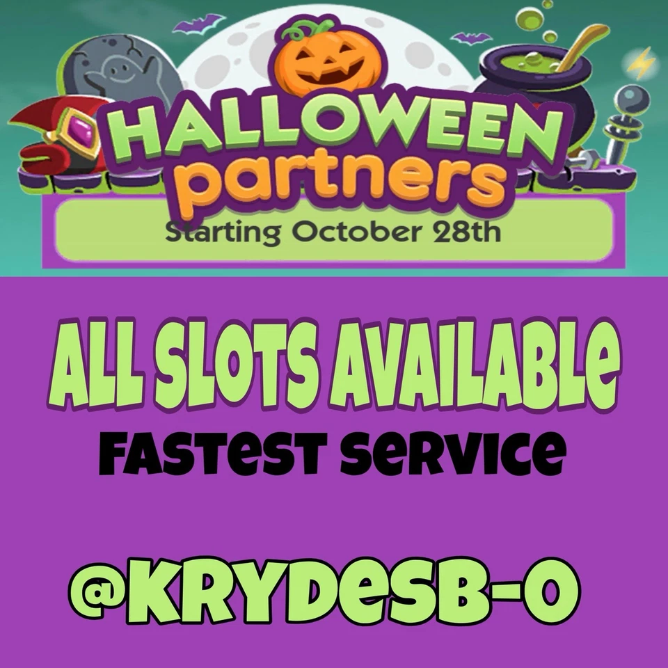 Mono_Poly_Go | HALLOWEEN PARTNERS🎃EVENT ( 28 Oct )|80k Point ( Cheap & Fastest) - Image 1 of 1