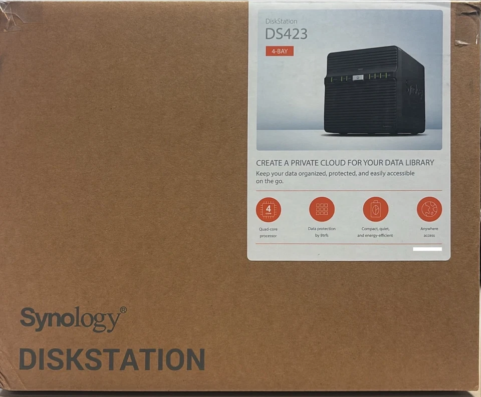 Synology DS423 4Bay Desktop (Diskless) - Image 1 of 1