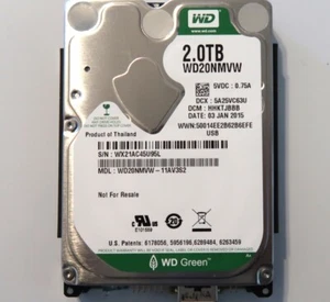 Western Digital WD20NMVW-11AV3S2 HHKTJBBB (WX21) Thailand 2TB USB 03JAN2015 - Picture 1 of 1