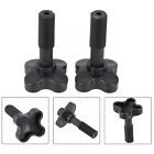Long Lasting Pair Of Black Plastic Screws For Garden Swing Chairs' Canopy