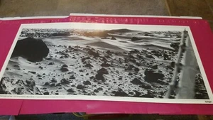 NASA JPL VIKING MARTIAN Left Side PANORAMIC photo 25" X 12" - Picture 1 of 5