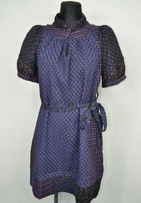 Vestido para mujer Marc Jacobs lana/seda púrpura talla 2 Foto 1 de 4