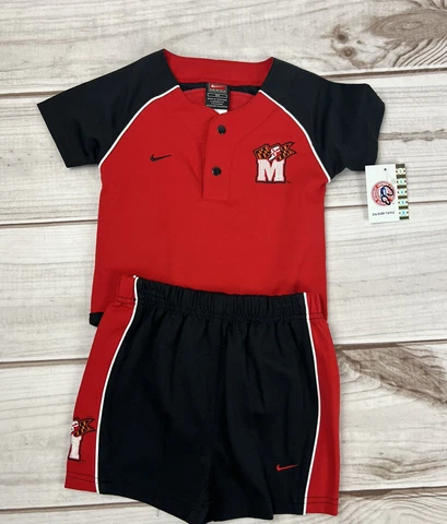 Nike Maryland Terrapins Official NCAA Baby Infant Size 2 Piece Shorts Size 18M Cover