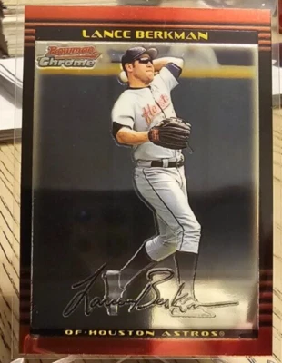 2002 Bowman Chrome Lance Berkman #69 Houston Astros - Image 1 of 2