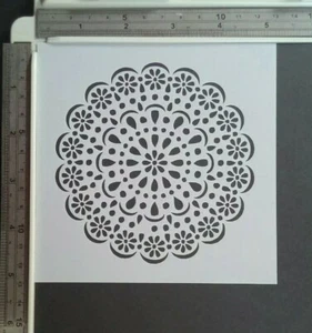Plantilla Doily Flower Libro de recortes Hacer tarjetas Aerógrafo Pintura Hogar Decoración Arte - Imagen 1 de 6