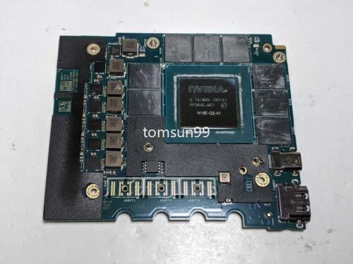 Dell Precision 7550 nVIDIA Quadro RTX 4000 8GB GDDR6 N19E-Q3-A1 Video Card 045DG - Image 1 of 4