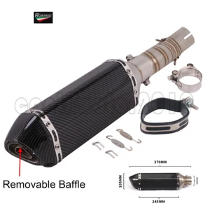 Exhaust Link Pipe Muffler Tips 370mm Slip for CF-Moto 450MT Ibex 450 2024-2025 - Bild 1 von 11