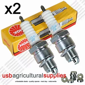 2x SPARK PLUG NGK BPR6ES GENUINE for HONDA, BRIGGS & STRATTON ETC ENGINES - Picture 1 of 2