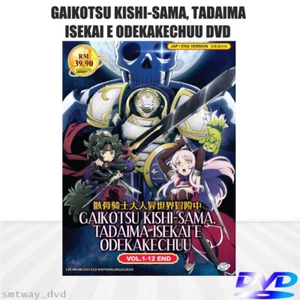 GAIKOTSU KISHI-SAMA, TADAIMA ISEKAI E ODEKAKECHUU VOL.1-12 END ANIME DVD ENG DUB - Picture 1 of 7