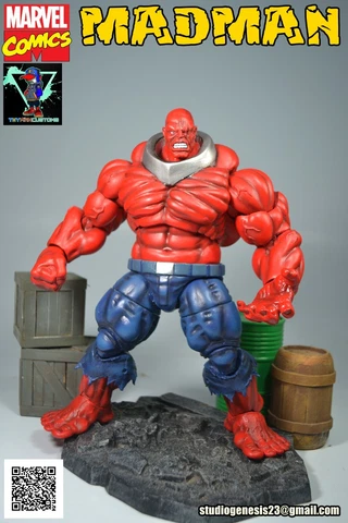 marvel legends incredible hulk enemy madman 10 inch custom figure Cover