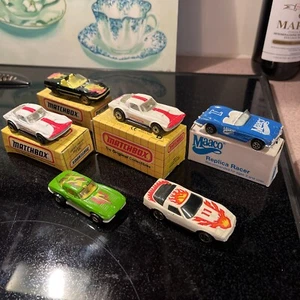 LOT OF 6 Matchbox, MAACO, Hot Wheels—Corvettes - Picture 1 of 9
