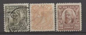 No: 123239 - BRAZIL - LOT OF 3 OLD STAMPS - USED!! - Picture 1 of 1