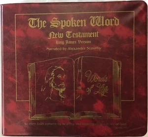 "The Spoken Word,", New Testament - Audio Book 12 Cassettes, narr. Alex Scourby - Picture 1 of 3