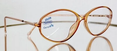 Gafas de colección SAFILO Elasta E5713 8FM BRONCEADO 52-14-130 marrón OPTYL nuevas Italia  Foto 1 de 4