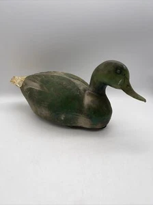 Vintage Duck Decoy, 1954 J.S. McGuire Plastic Featherlite Mallard Decoy - Picture 1 of 7
