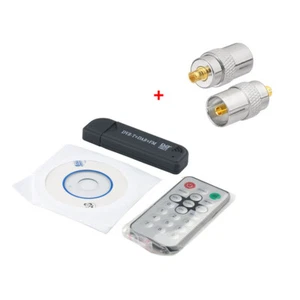 DVB-T USB stick with FM+DAB RTL2832U+R820T and Antenna Adapter TV-F to MCX-M - Picture 1 of 9