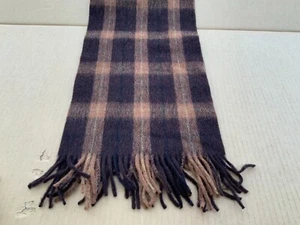Poncho avvolgente coperta stola sciarpa lana di agnello Glen Isla nuovo - Foto 1 di 2