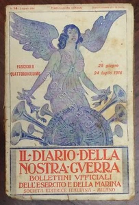 WWI - Il diario della nostra guerra -  N. 14 - Bollettini e cartine - 1916 - Picture 1 of 1