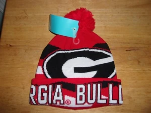 Georgia Bulldogs UGA Joven Gorro Pom Sombrero Gorra Nuevo con Etiquetas  - Imagen 1 de 2