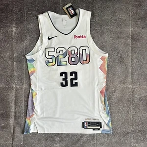 NWT Men's Nike Denver Nuggets Aaron Gordon City Edition Authentic Jersey Sz L - Picture 1 of 8