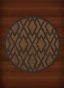 Yellow Diamond Lines Criss-Cross Bordered Transitional Area Rug Geometric DV1 - Picture 1 of 12