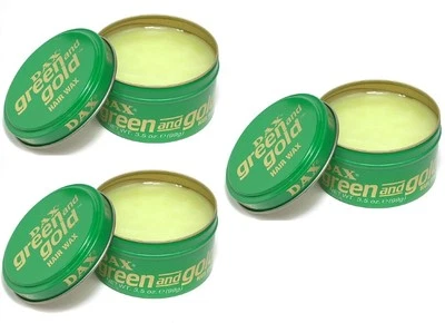 3 x Dax Wachs grün und gold 99g Dose