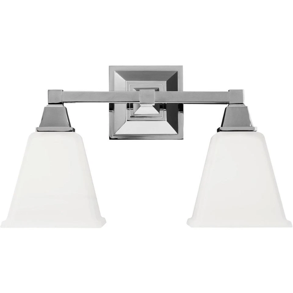 Sea Gull Denhelm 2 Light 17 inch Bath Vanity, Chrome, 4450402-05 - Image 1 of 1