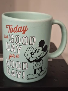 Disney Green Today is a Good Day Mickey taza de café taza de gres - Imagen 1 de 4