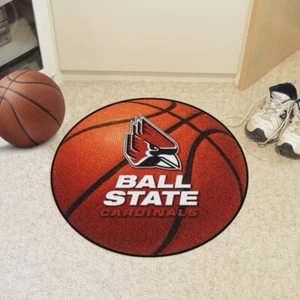 NCAA - Ball State Basketball Mat 27" diameter - Picture 1 of 5